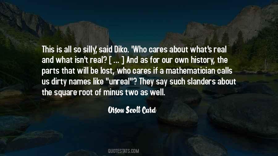 Square Root Of Minus Two Quotes #1572173