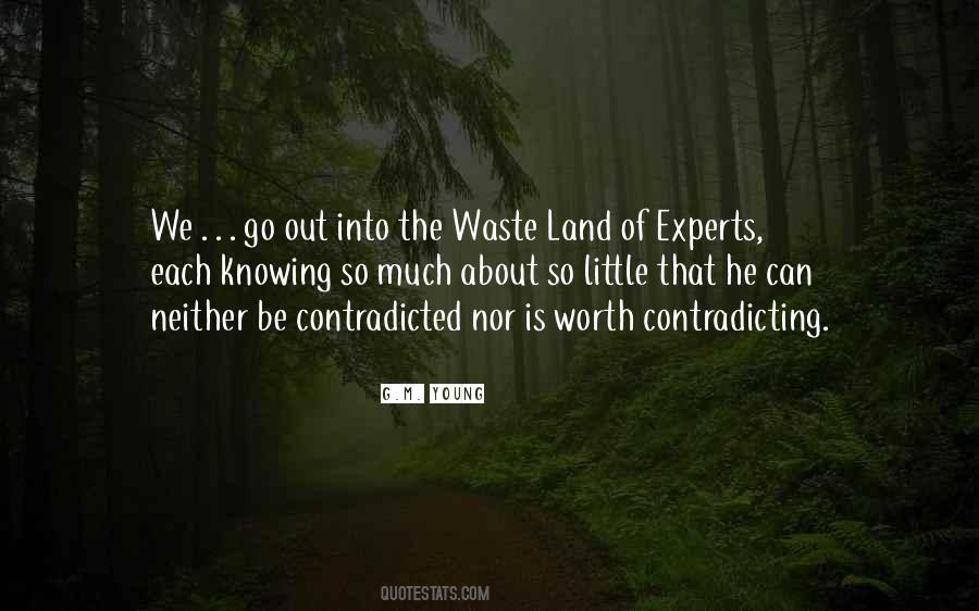 Land Waste Quotes #1008711
