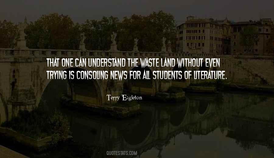 Land Waste Quotes #1451949