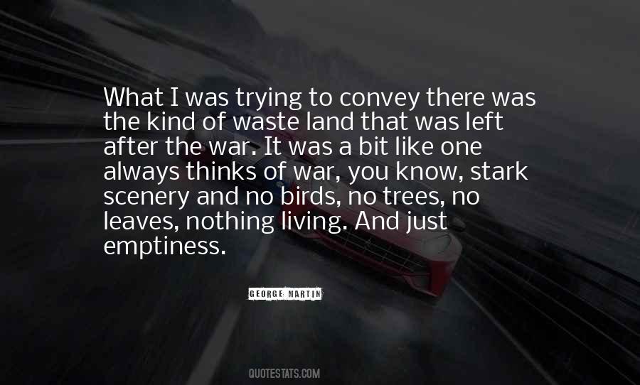 Land Waste Quotes #533065