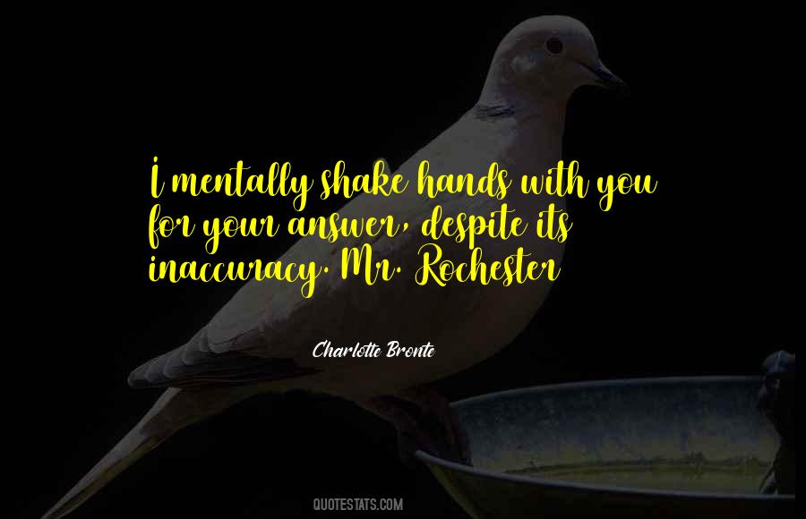 Quotes About Shake Hands #109202