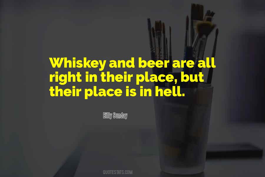 Quotes About Beer And Whiskey #1094915