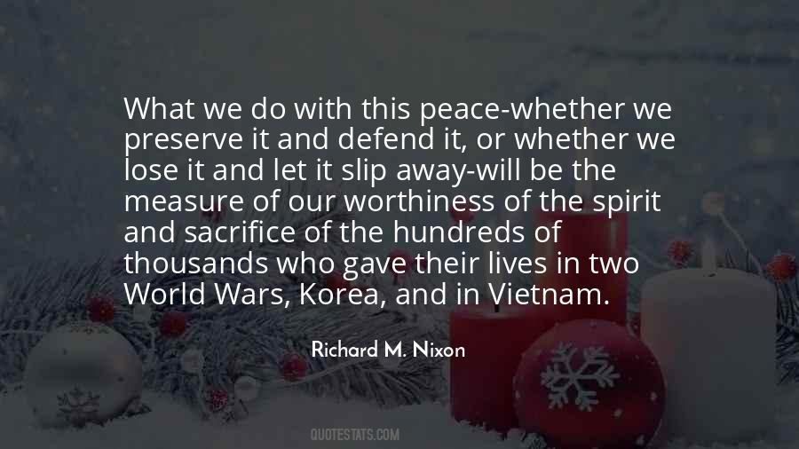 Quotes About Wars And Peace #1249065