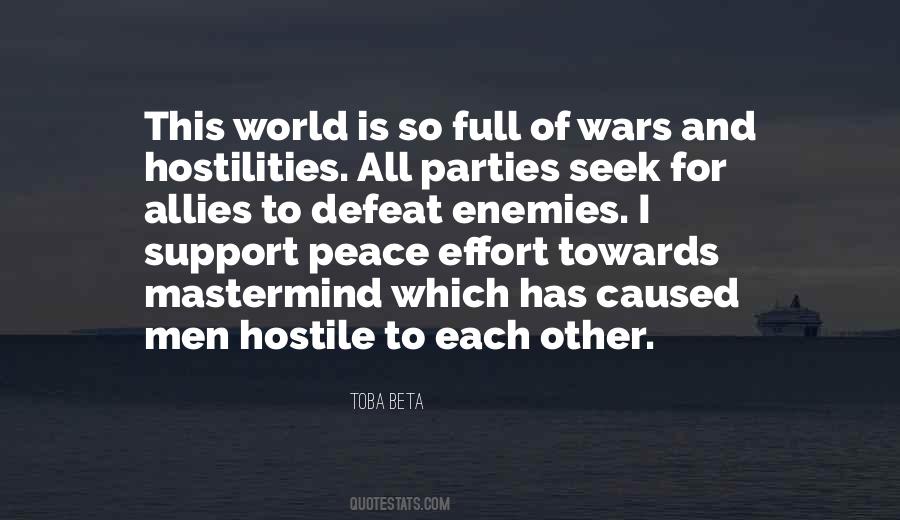 Quotes About Wars And Peace #912115