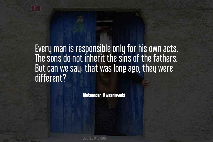 Quotes About Responsible Man #1118876