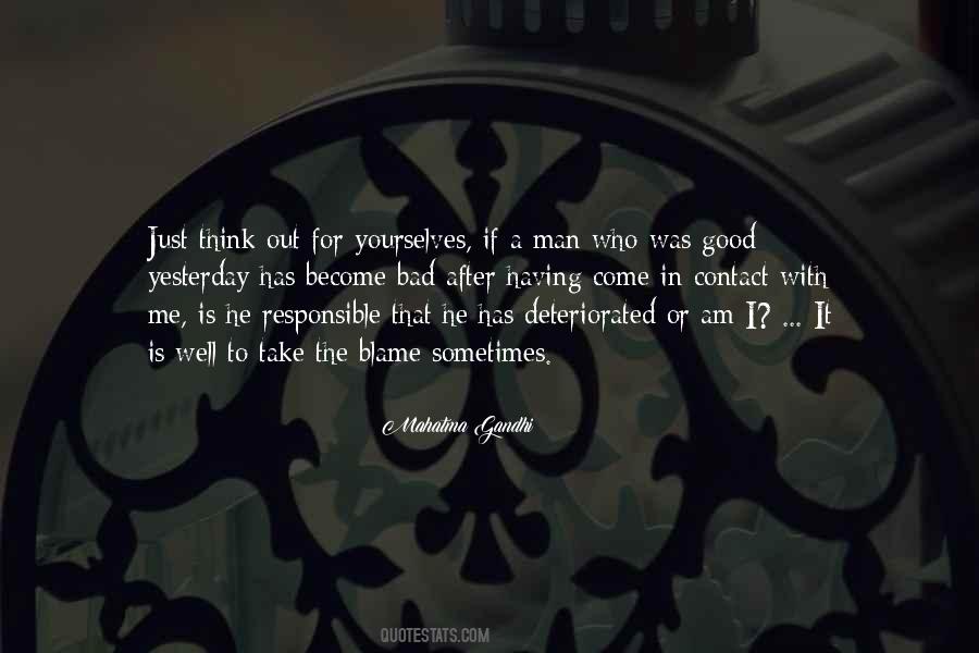 Quotes About Responsible Man #310860