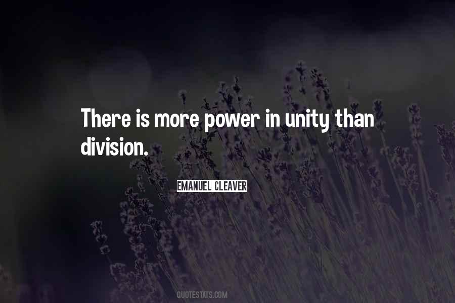 Unity Not Division Quotes #543455