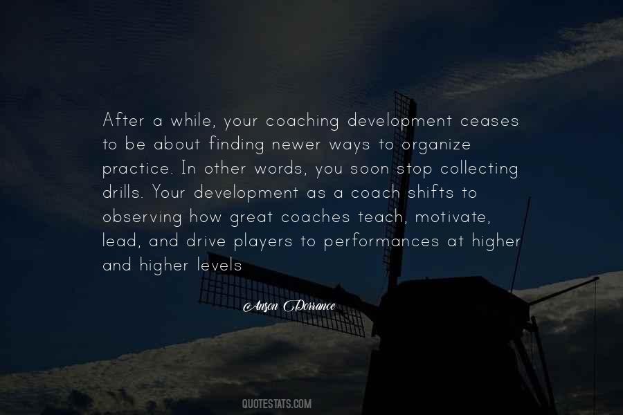 Quotes About Great Coaches #1164773