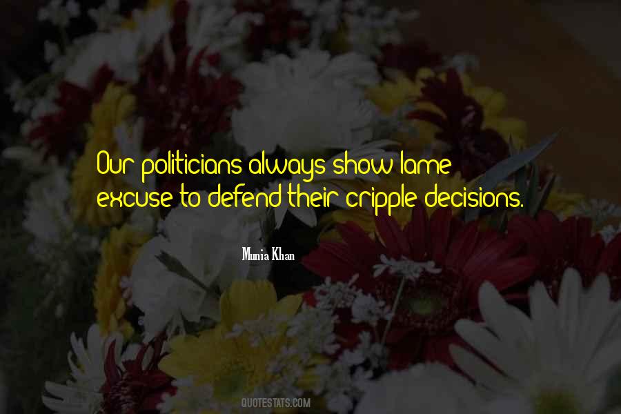 Political Decisions Quotes #157538