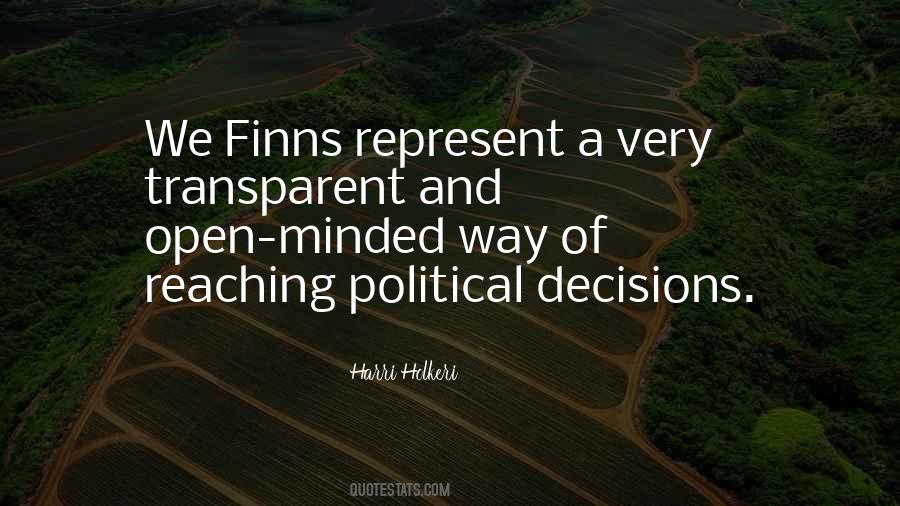 Political Decisions Quotes #216685