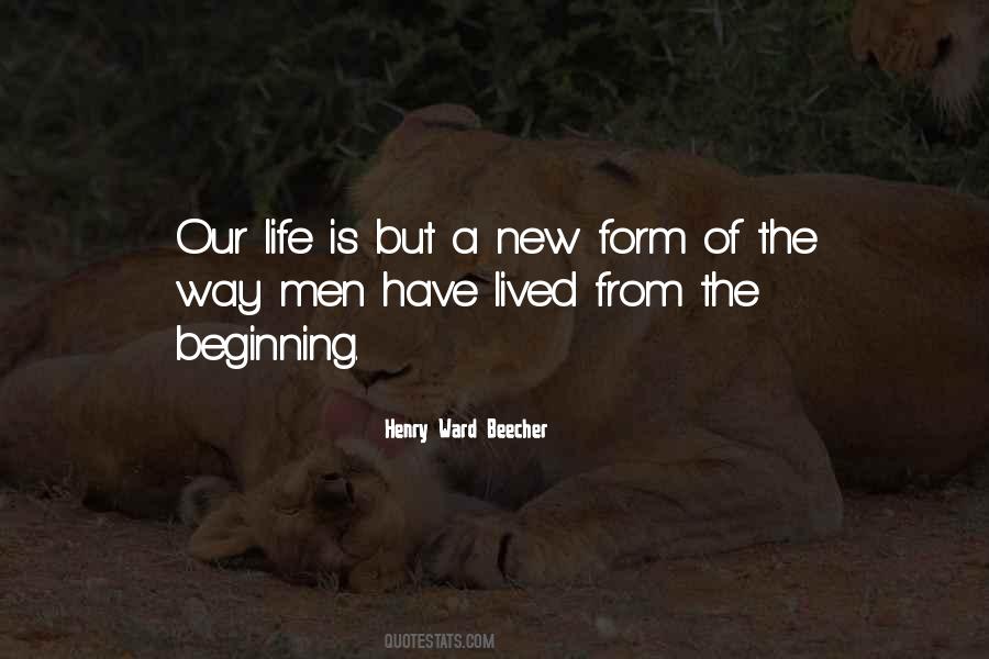 Beginning New Life Quotes #1434765