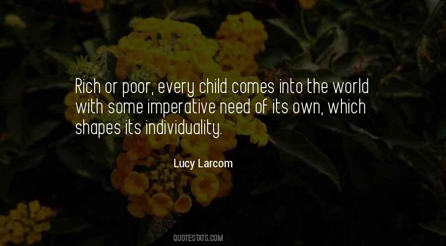 Quotes About Poor Child #86072