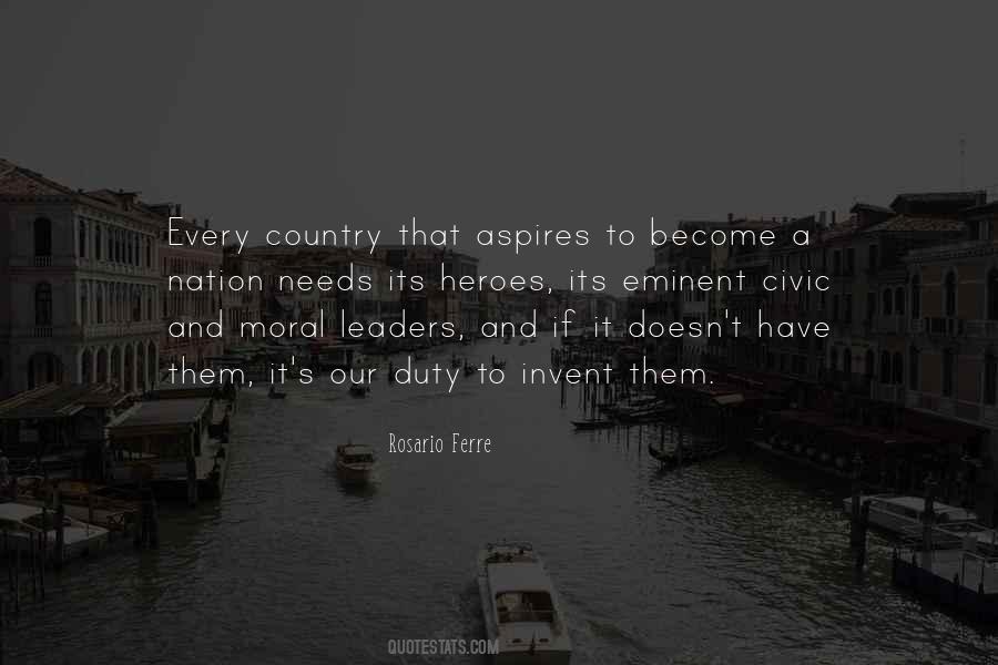 Quotes About Duty To Country #1484715