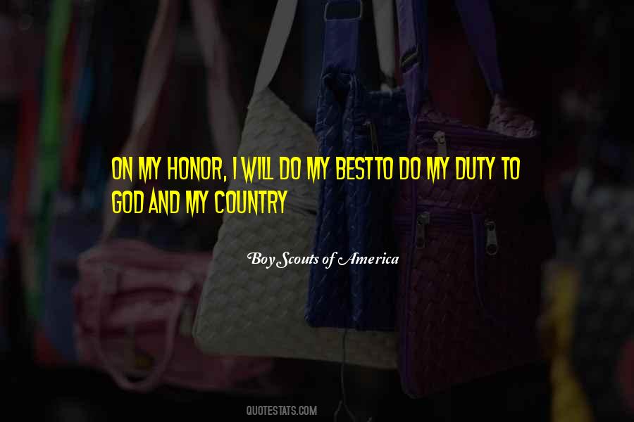 Quotes About Duty To Country #1605754