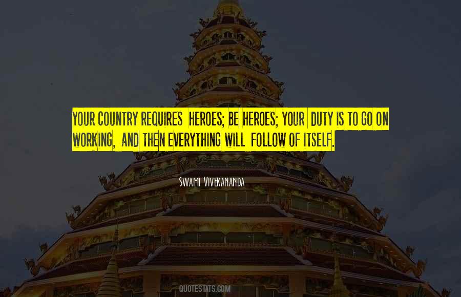 Quotes About Duty To Country #1713680