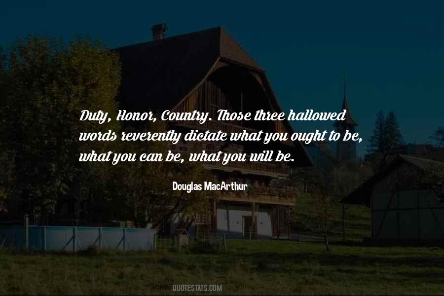 Quotes About Duty To Country #1821835