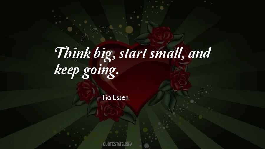 Quotes About Going Big #116602