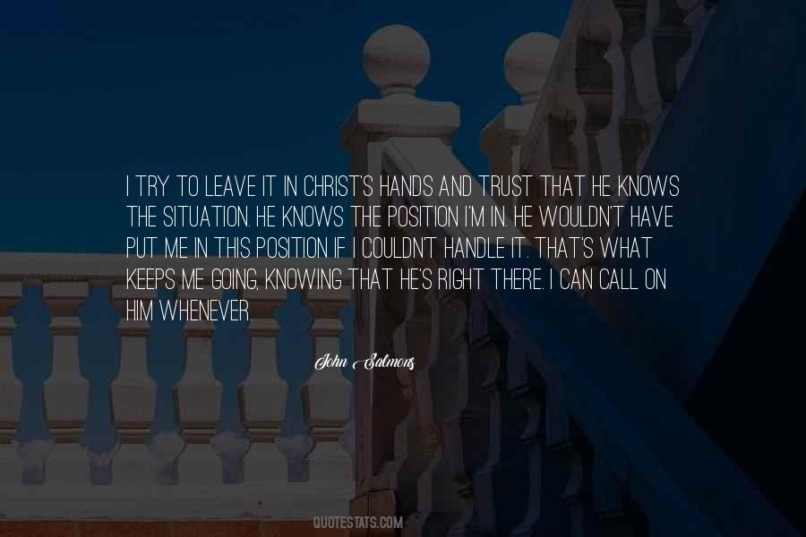Quotes About Knowing Who You Are In Christ #305217