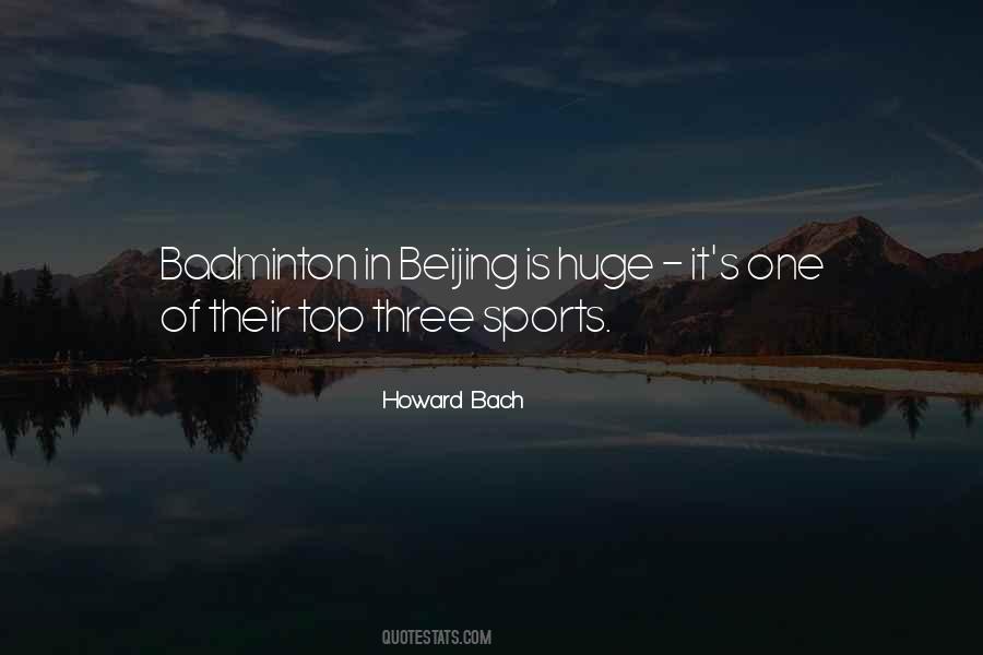 Quotes About Badminton #1440181