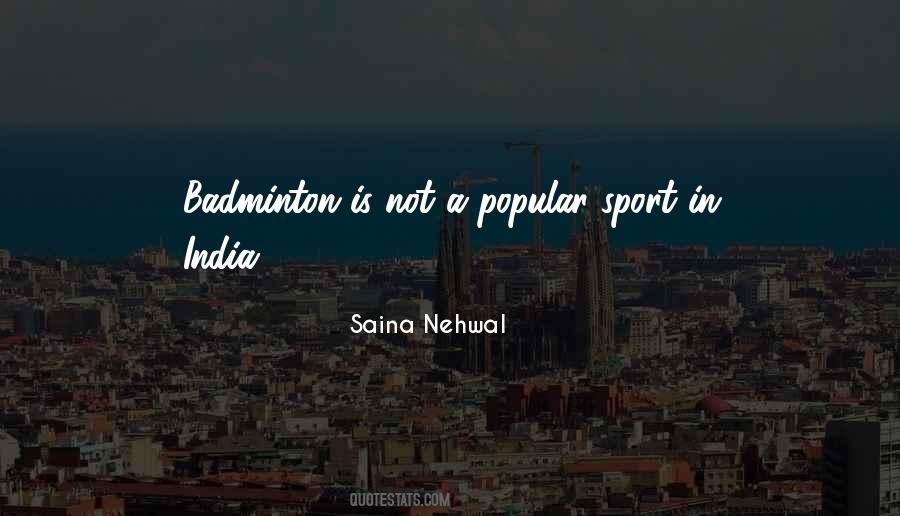 Quotes About Badminton #897133