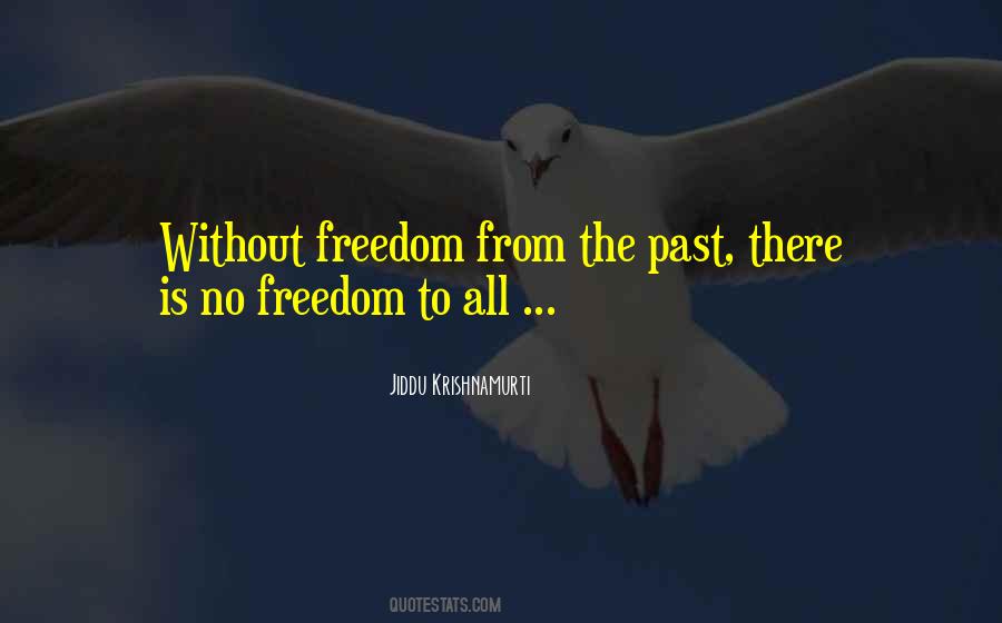 Quotes About Freedom From The Past #892992