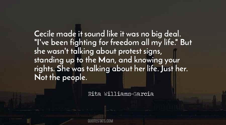 Quotes About Fighting For Rights #1716924
