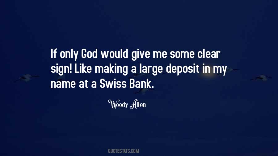 Swiss Bank Quotes #1415