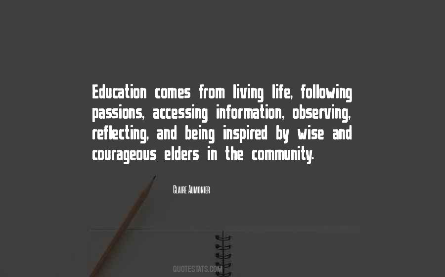 Quotes About Education And Community #486427