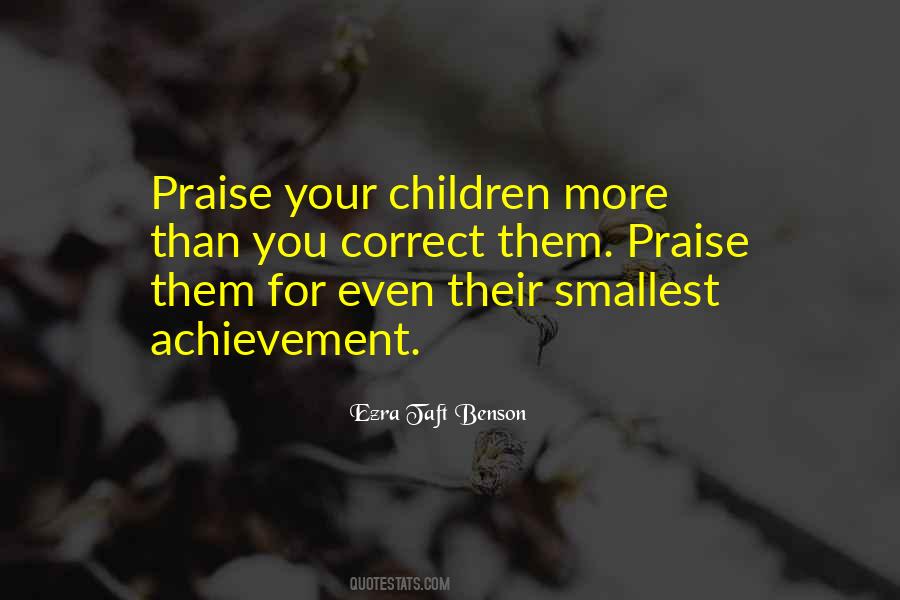 Quotes About Children's Achievement #56592