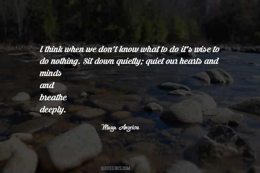 Quotes About Thinking Deeply #1274534