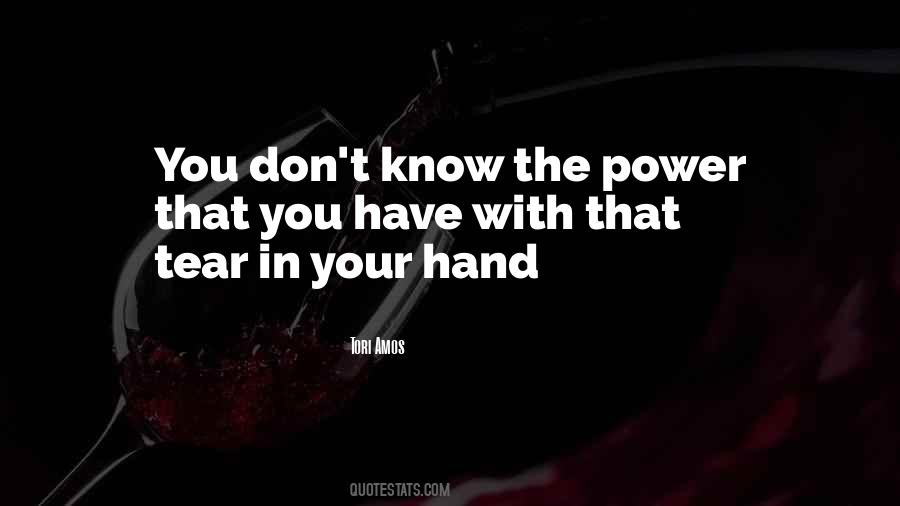 Know Your Power Quotes #754274