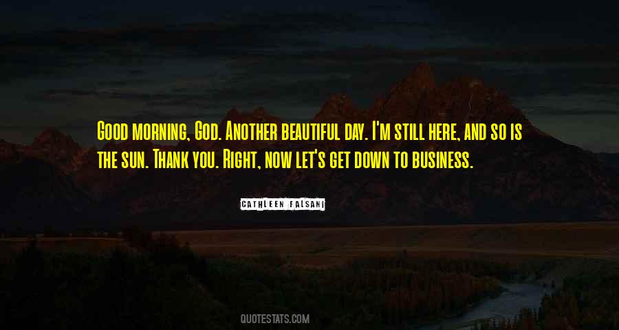 Quotes About Good Morning God #1720099