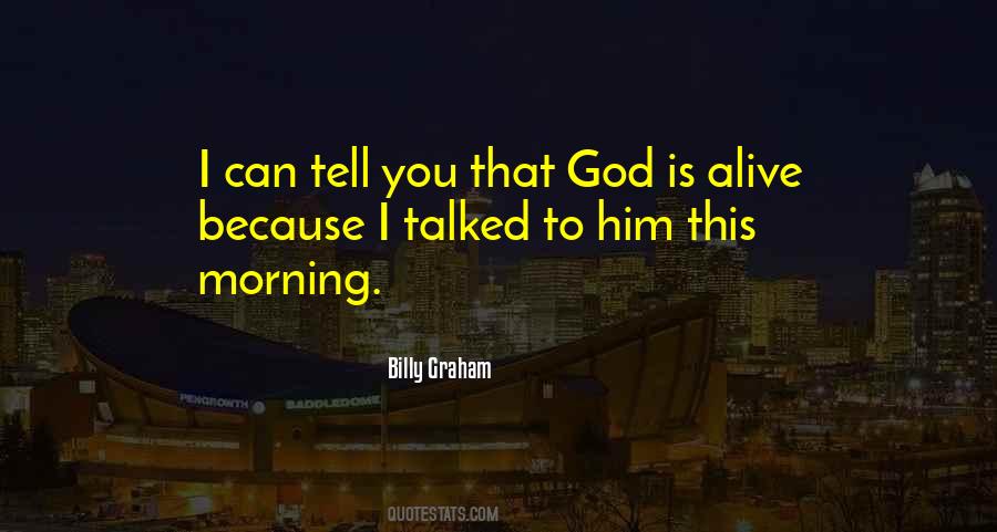 Quotes About Good Morning God #543097