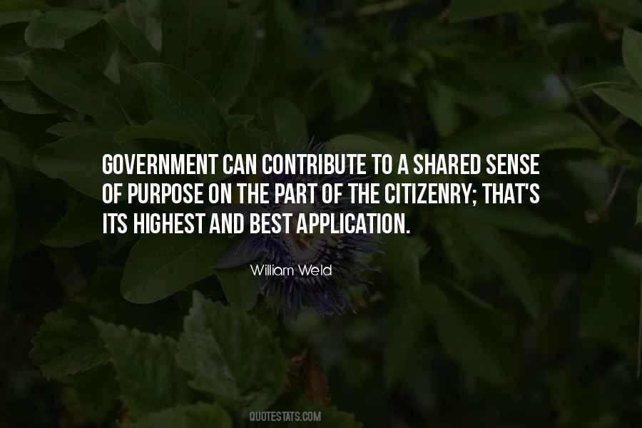 Quotes About Purpose Of Government #1255808