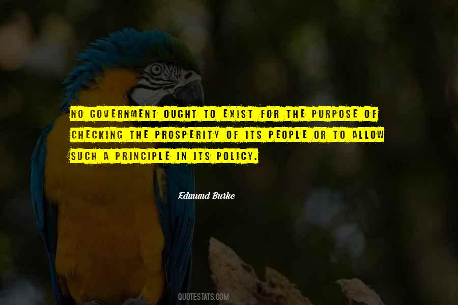 Quotes About Purpose Of Government #1362753