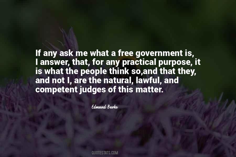 Quotes About Purpose Of Government #865078