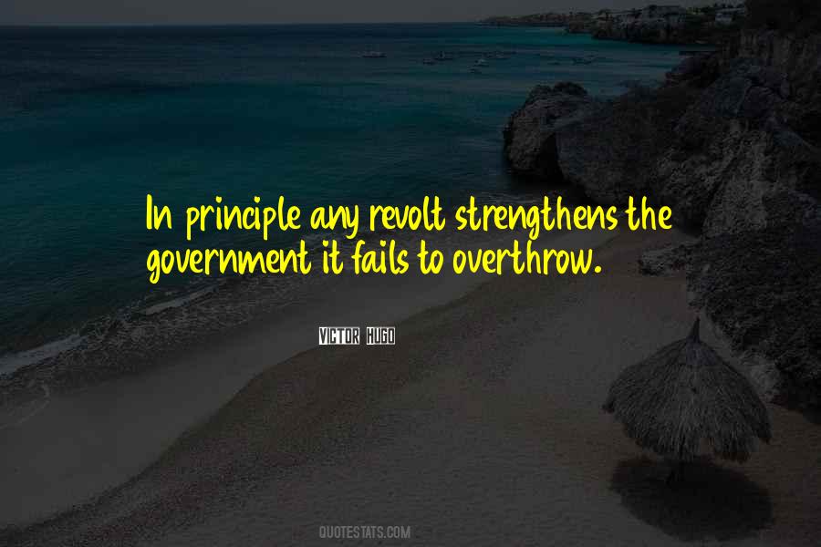 Government Overthrow Quotes #1284409
