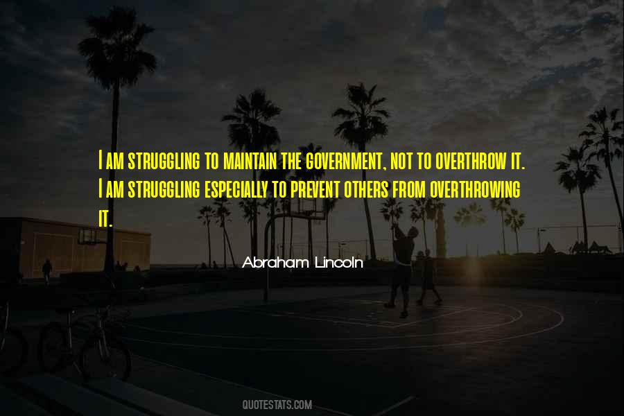 Government Overthrow Quotes #1871071