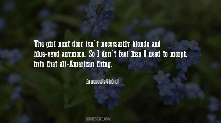 Quotes About Blue Eyed Girl #1709342