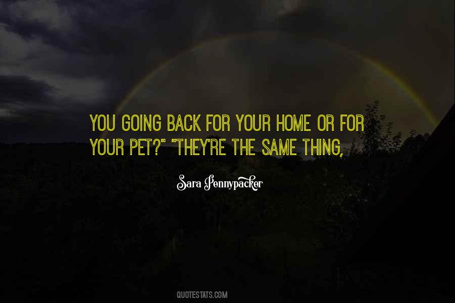 Quotes About Going Back Home #141096