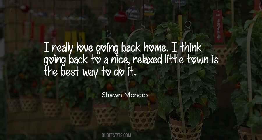 Quotes About Going Back Home #1446213