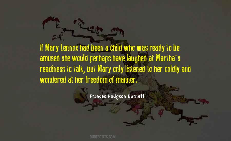 Quotes About Mary Lennox #1643606