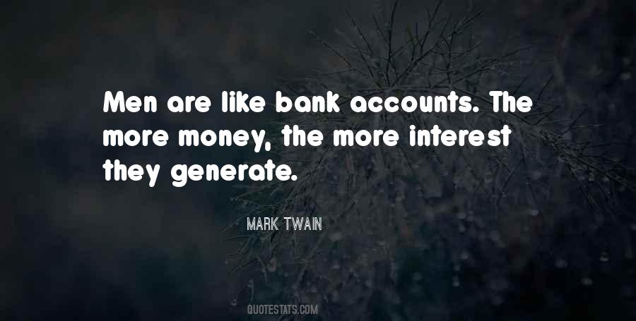 Quotes About Bank Accounts #146968