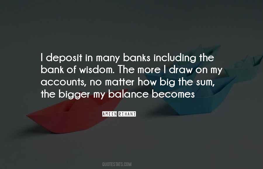 Quotes About Bank Accounts #391946