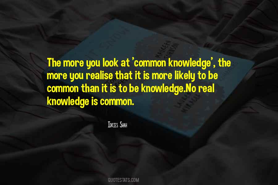 Real Knowledge Quotes #1681666