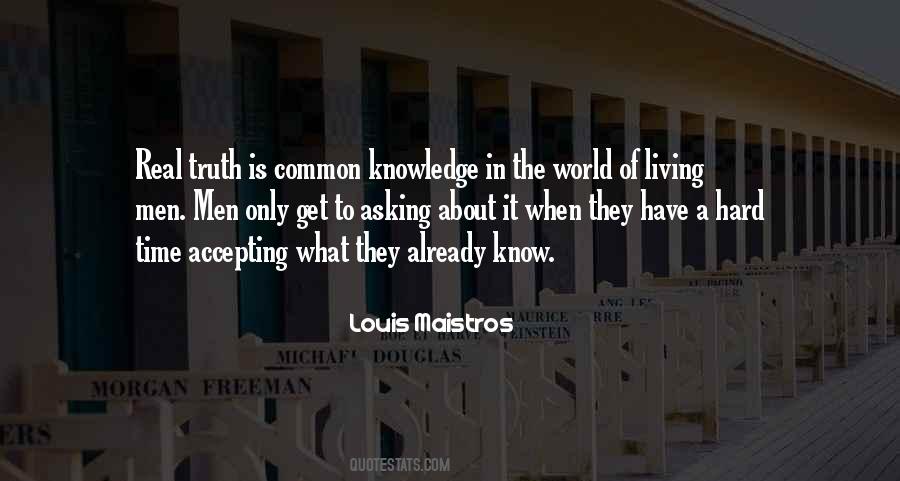 Real Knowledge Quotes #501559