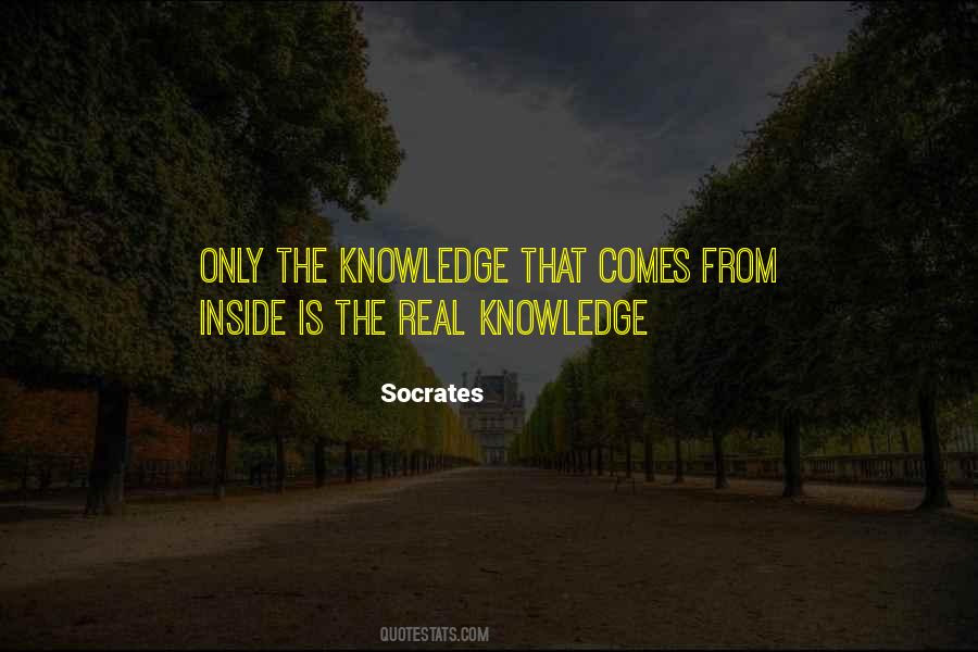 Real Knowledge Quotes #700142