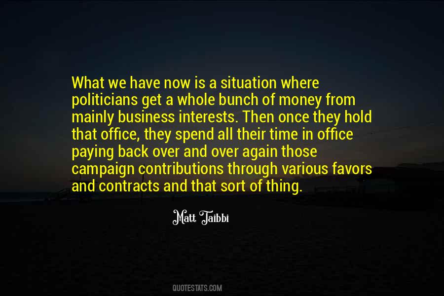 Quotes About Campaign Contributions #1847115