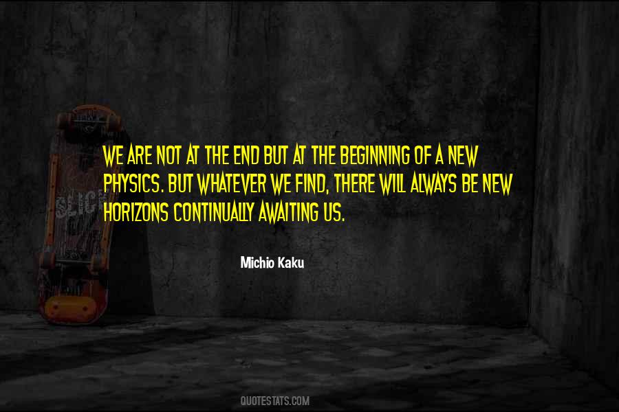 A New Horizon Quotes #1247346