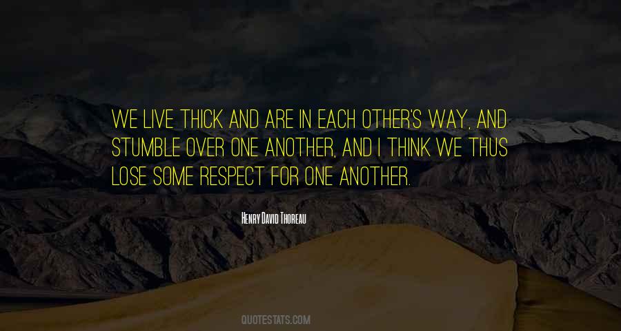 Quotes About Respect For One Another #1440004